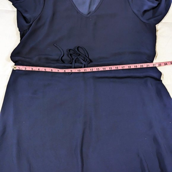 DISCOUNTED FINAL PRICE Octavia Drawstring Waist - Button Split Sleeve Dress - Picture 8 of 9